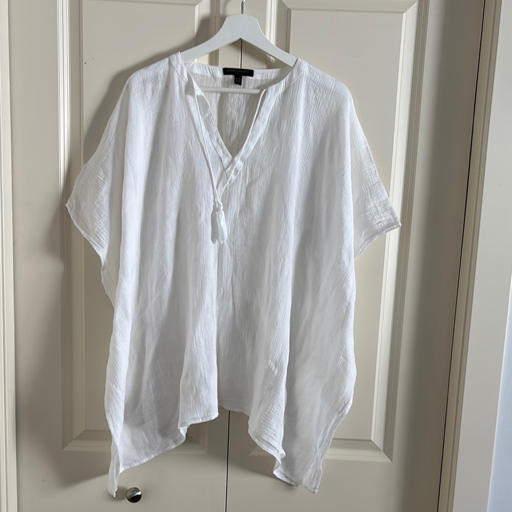 Banana Republic White Swim Coverup